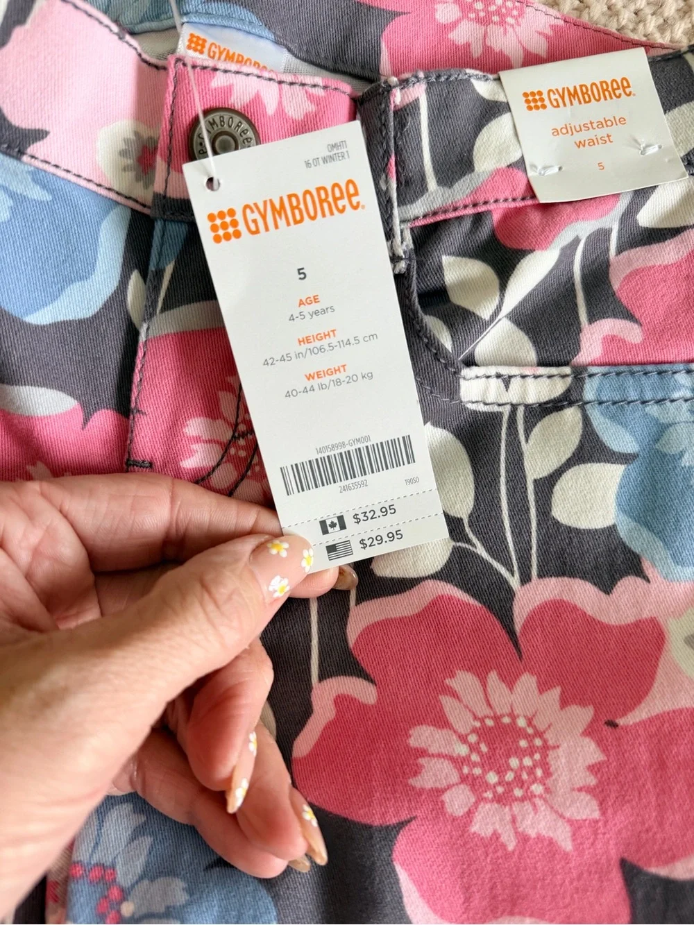 🌸 Gymboree Floral Pants — NWT — Size 5
